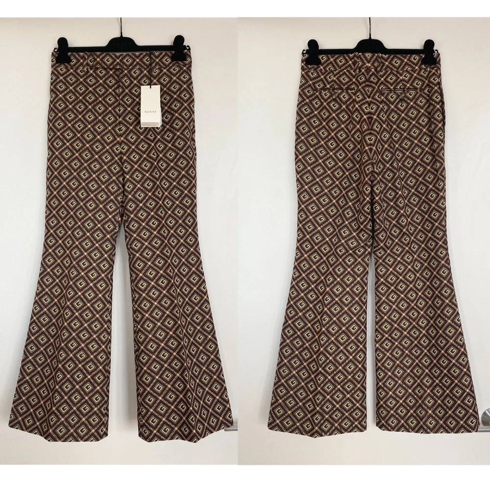 Gucci GG Logo Flare Pants - Picture 7 of 16